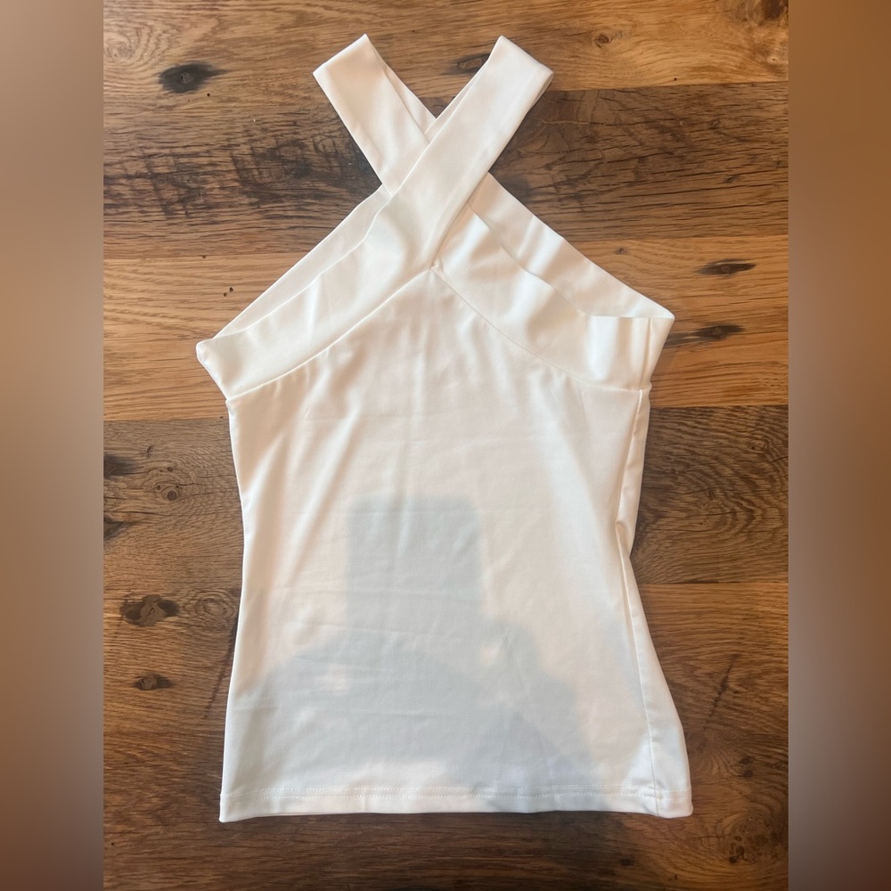 Halter Top with Crisscross Neck